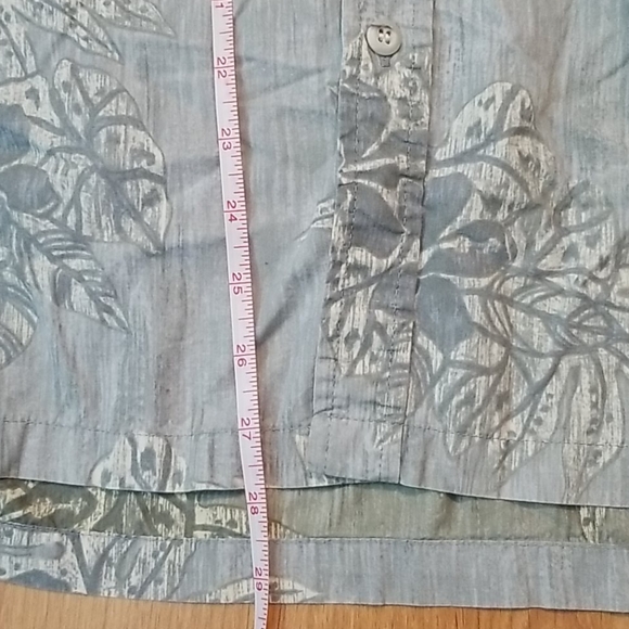 Cooke Street Honolulu mens gray palm leaf shirt XL - Picture 10 of 10